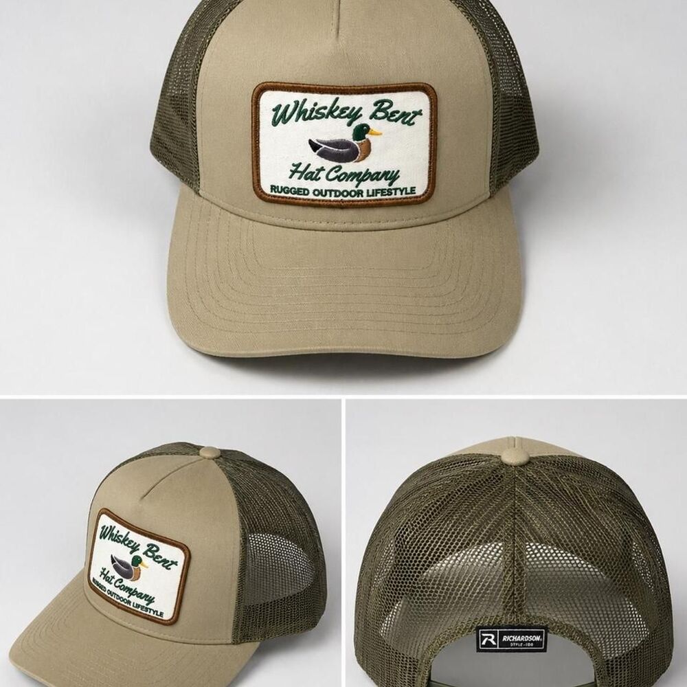 Whiskey Bent Duck Patch Trucker Hat 🦆